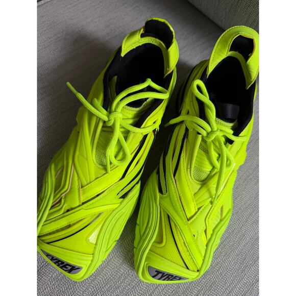 New Balenciaga Tyrex Mens Sneakers Neon Yellow US 9 / EU 39 $1150 SRP shoes men main image 8